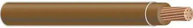 Alt view image 2 of 2 - SOUTHWIRE 22962501 THHN Building Wire, Copper, 14 AWG, 1C, Brown, Stranded, 500