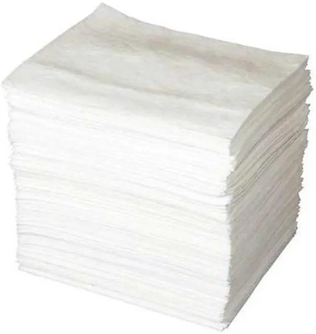 Alt view image 2 of 8 - BRADY ENV200 Sorbent Pad, 51 gal, 15 in x 19 in, Oil, White, Polypropylene