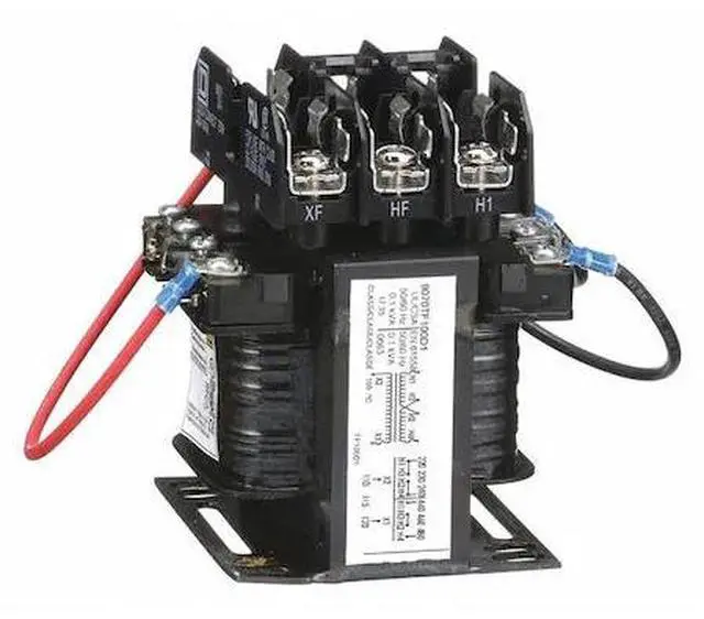 Alt view image 3 of 3 - SQUARE D 9070TF100D1 Control Transformer, 100 VA, Not Rated, 55°C, 120V AC,