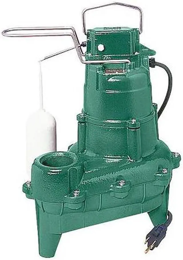 Alt view image 3 of 4 - ZOELLER M264 Waste-Mate 4/10 HP 2" Auto Submersible Sewage Pump 115V Vertical