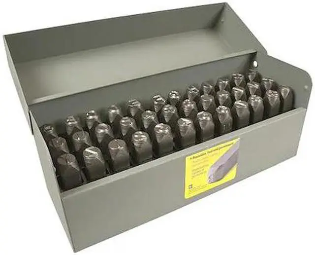 Main image of C.H. HANSON 26185 Letter and Number Set,1/8 In. H,Steel