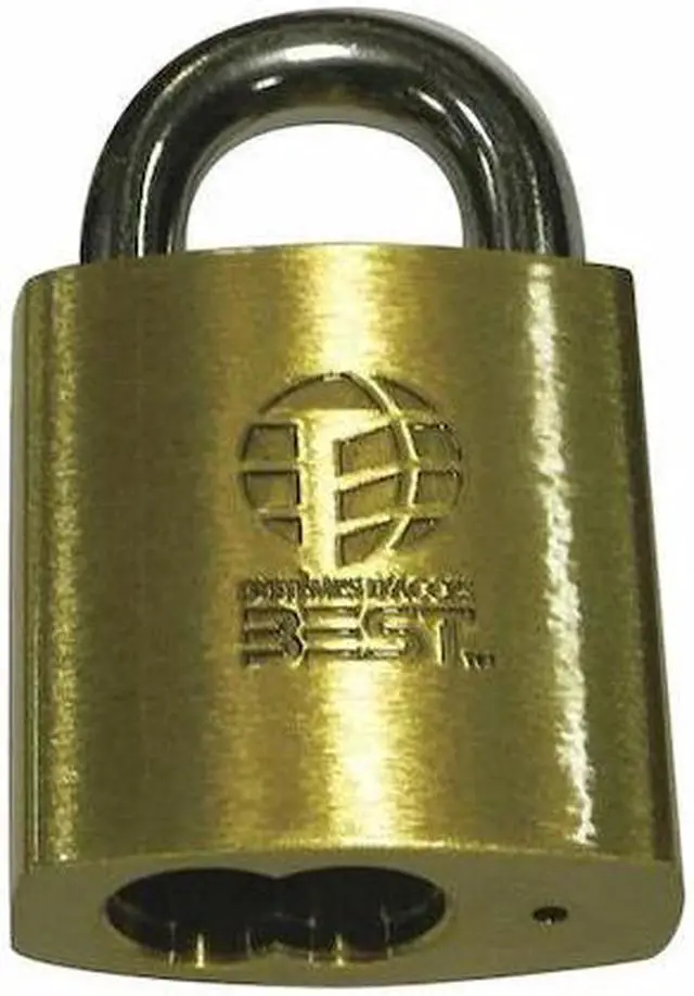Main image of BEST 21B722L606 Keyed Padlock,5/16" Shackle Dia.