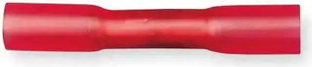 Alt view image 2 of 2 - 3M MH18BCX Butt Splice Wire Connector, 18 AWG Max, Red, Polyolefin Insulation,