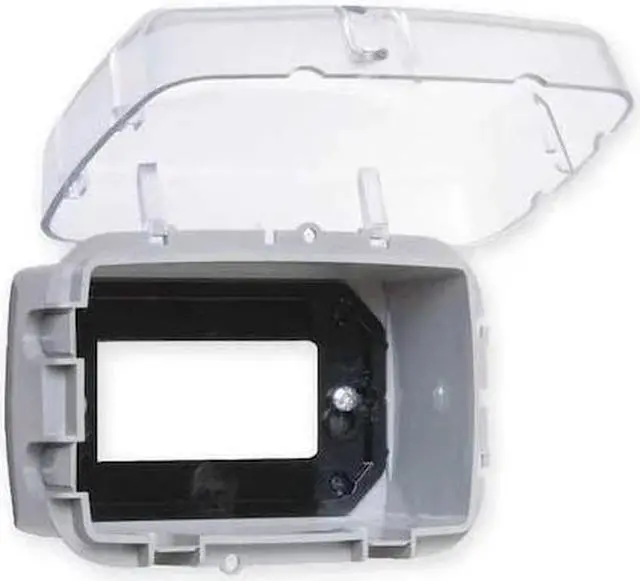 Alt view image 4 of 5 - INTERMATIC WP3100C Weatherproof Cover, Switch Box Type, 1 Gang, UV Stabilized