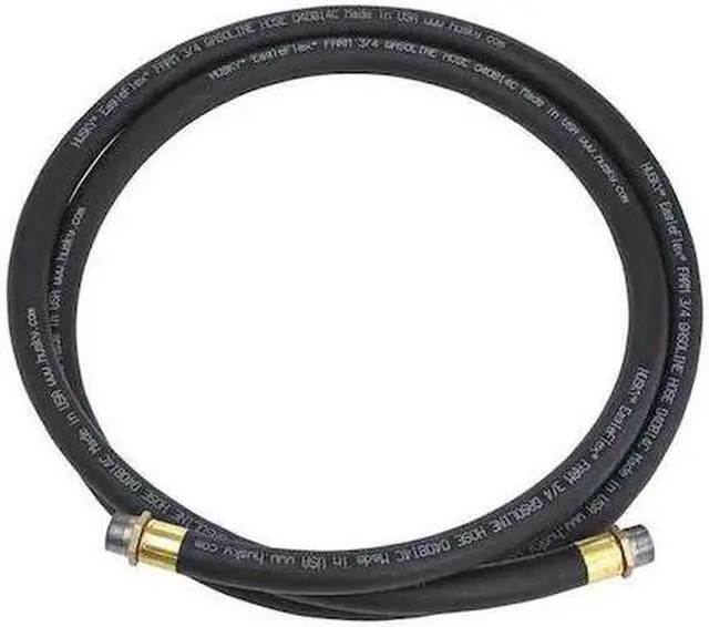 Main image of HUSKY FT012S14B Fuel Hose with fittings,3/4" x 14 ft.