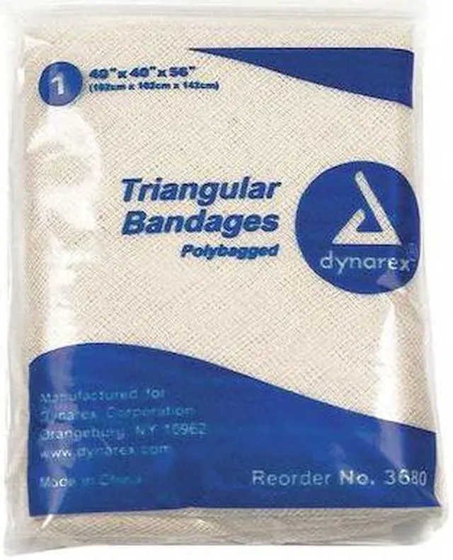 Alt view image 4 of 4 - DYNAREX 3680 Triangular Bandage, Cotton, 40inx56in, PK12