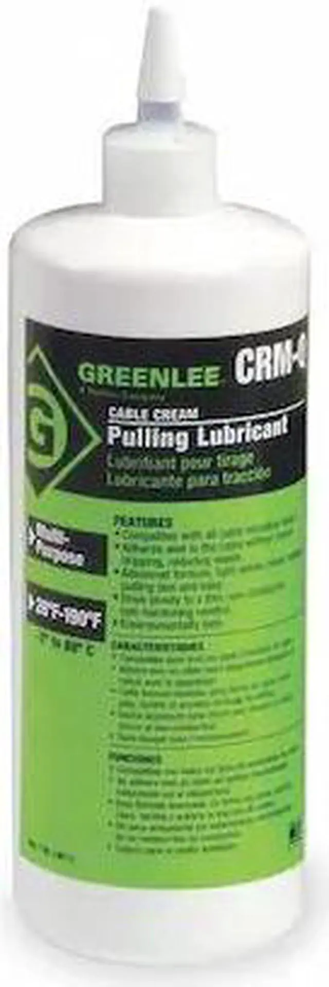 Alt view image 4 of 5 - GREENLEE CRM-Q Pulling Lubricant,Cream,1 Qt