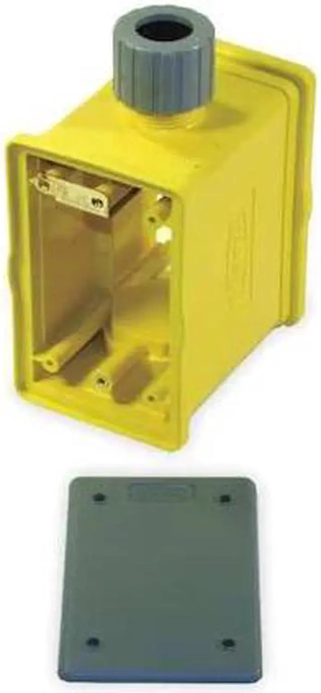 Alt view image 3 of 3 - HUBBELL WIRING DEVICE-KELLEMS HBLPOB1 Electrical Box, 32 cu in, FSCC Box Type,