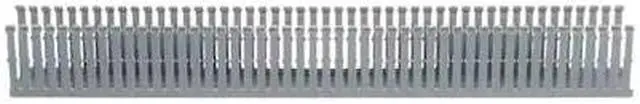 Alt view image 2 of 4 - PANDUIT F2X3LG6 Wire Duct,Narrow Slot,Gray,2.25 W x 3 D