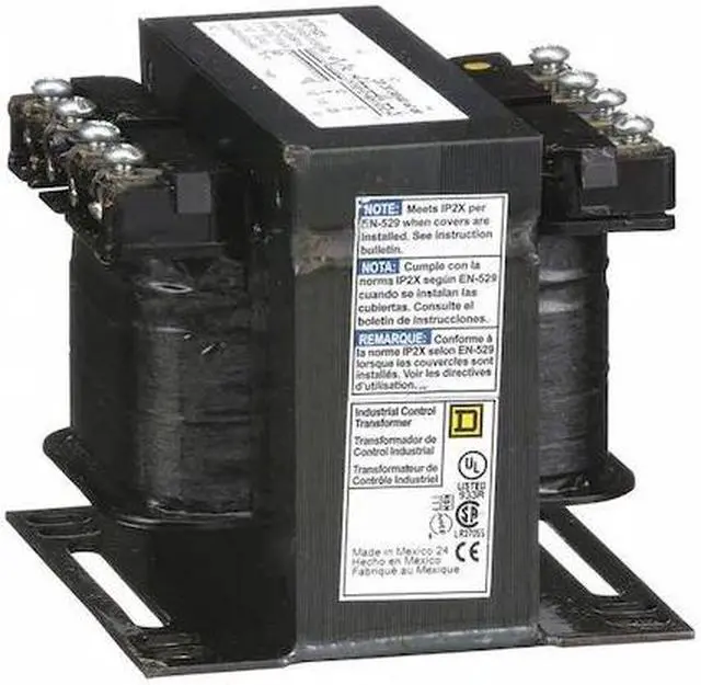 Main image of SQUARE D 9070T150D1 Control Transformer, 150 VA, Not Rated, 120V AC, 240/480V AC