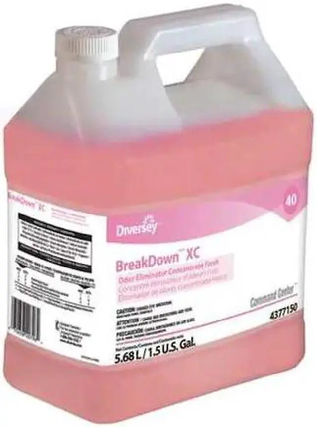 Main image of DIVERSEY 94377150 Liquid Deodorizer,Size 1.5 gal.,Red,PK2