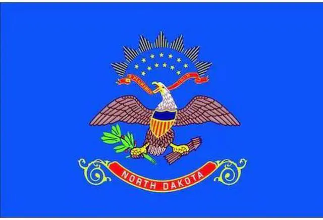 Alt view image 2 of 5 - ANNIN FLAGMAKERS 144160 North Dakota State Flag,3x5 Ft