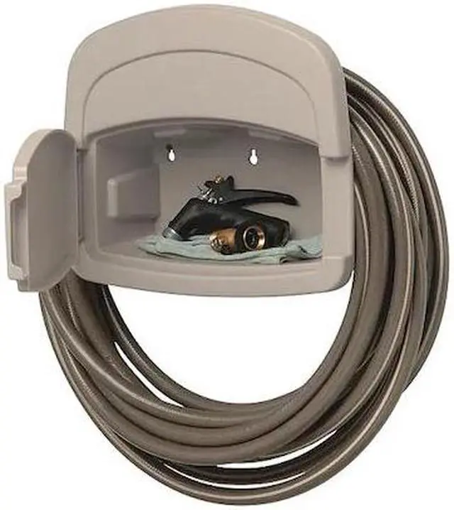 Alt view image 6 of 8 - Suncast HangOut 150 Ft. Deluxe Wall Mount Hose Hanger DHH150