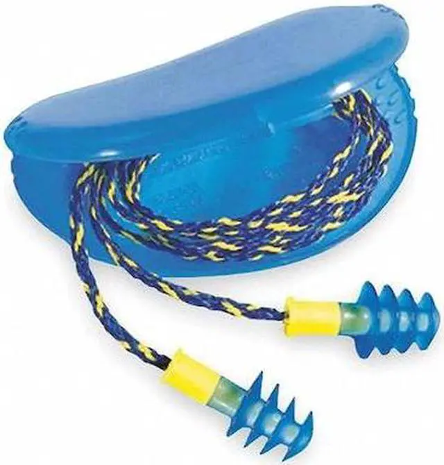 Alt view image 4 of 14 - HONEYWELL HOWARD LEIGHT FUS30-HP Reusable Corded Ear Plugs, Flanged Shape, 27
