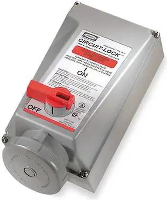 Main image of HUBBELL WIRING DEVICE-KELLEMS HBL460MI7W WT Mch Intrlk Dvc,3P4W,60 A,480V