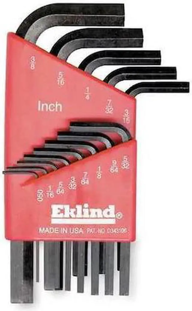 Alt view image 2 of 2 - EKLIND 11113 13 Piece SAE L-Shape Hex Key Set, 11113