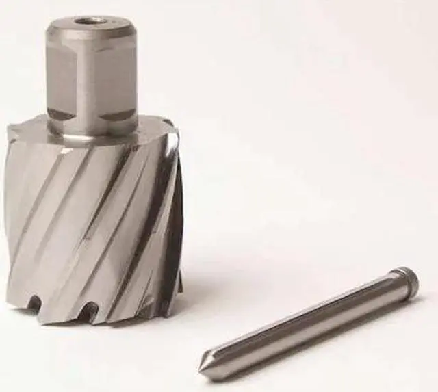 Main image of 13/16" Dia. High Speed Steel Annular Cutter with Pilot, 1" Cutting Depth