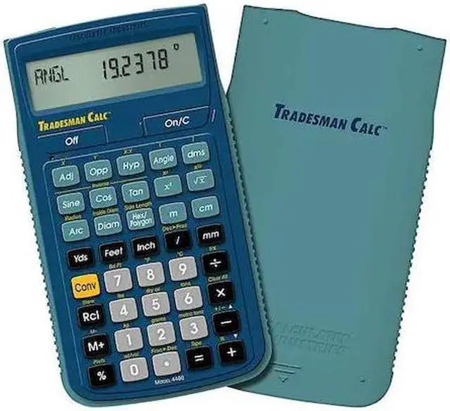 Alt view image 7 of 13 - Tradesman Calculator,Portable,LCD CALCULATED INDUSTRIES 4400