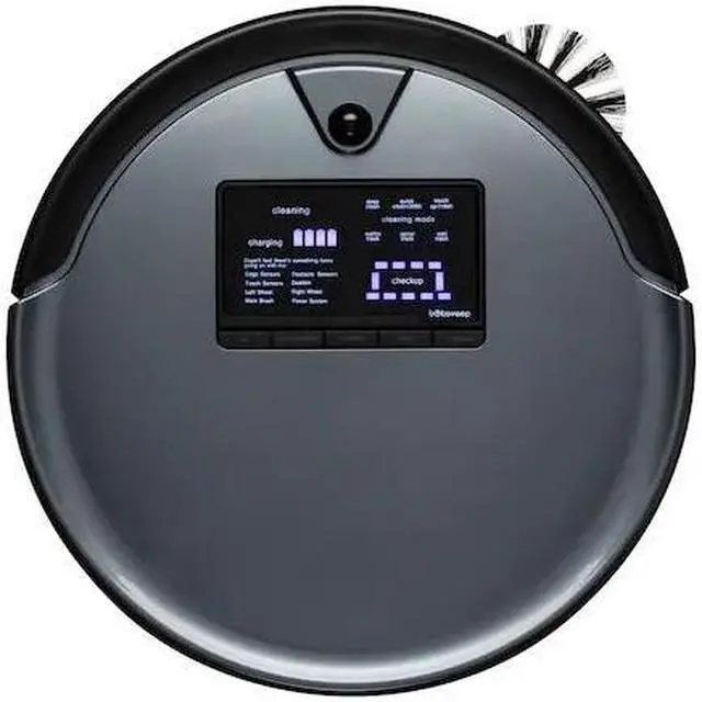 Alt view image 9 of 10 - bObsweep PetHair Plus Robotic Vacuum Cleaner and Mop, Charcoal - 726670294651