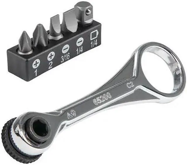 Main image of KLEIN TOOLS 65200 1/4 in Drive 72 Geared Teeth Hand Ratchet