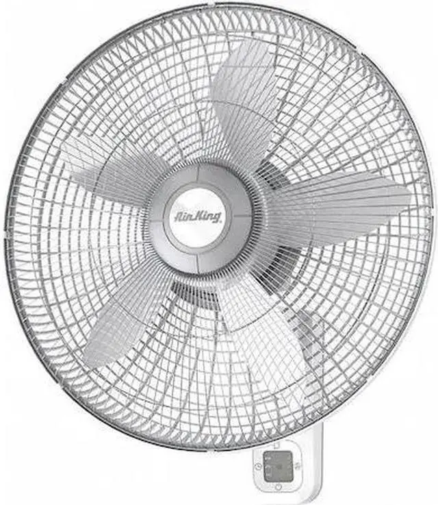Alt view image 4 of 4 - AIR KING 9850 18" Blade Dia Wall Mount Fan, Oscillating, 3 Speeds, 120VAC,