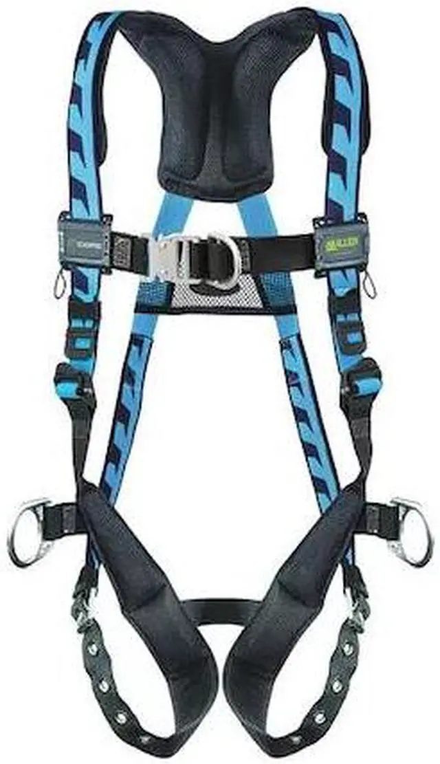 Main image of HONEYWELL MILLER ACF-TBD23XB Full Body Harness, Vest Style, 2XL/3XL, Polyester,