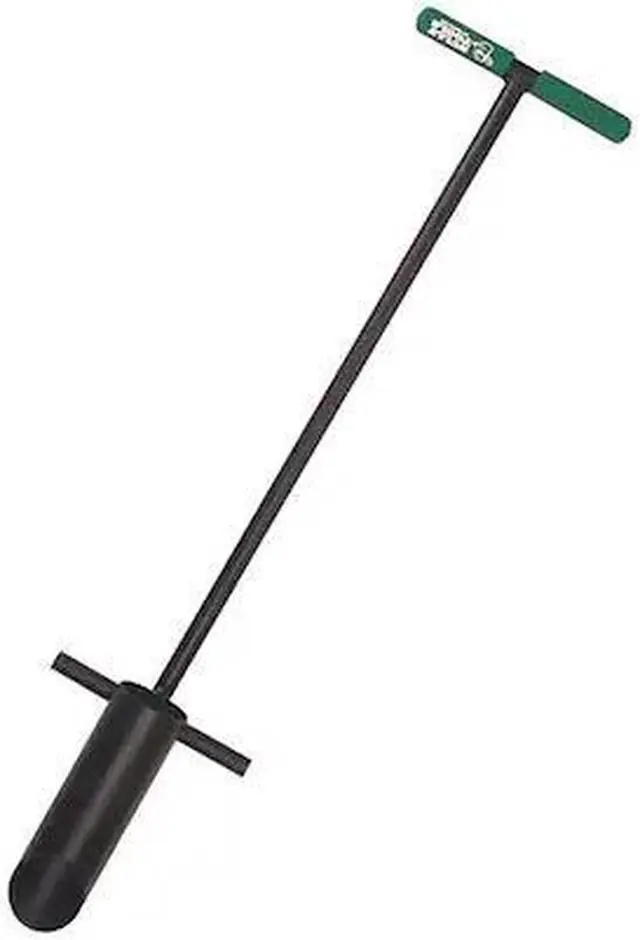 Main image of BULLY TOOLS 92302 Bulb Planter,3" dia.,Steel T-Style