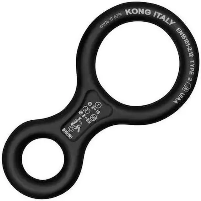 Main image of KONG USA 80503N400KK Descender, 8 Classic, Aluminum, Black