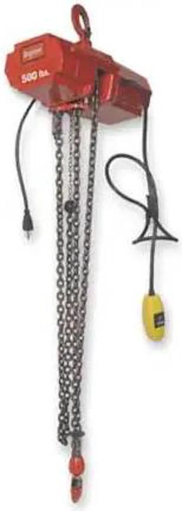 Alt view image 2 of 2 - Elec Chain Hoist, 800 lb, 10 ft Lift, 8 fpm
