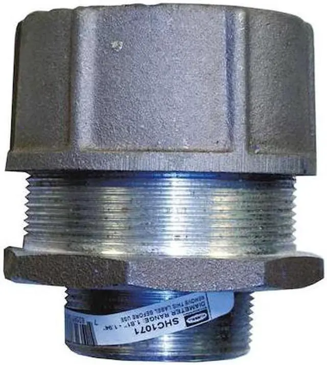 Alt view image 2 of 2 - HUBBELL WIRING DEVICE-KELLEMS SHC1071 Cord Connector,2 in.,Straight,White