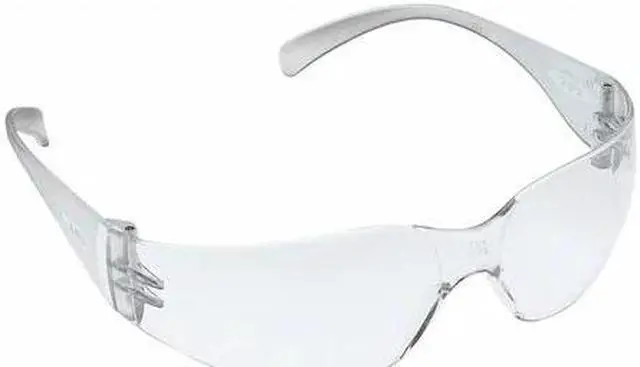Main image of 3M 11228 Clear Safety Glasses, Uncoated Lens, Clear Temple