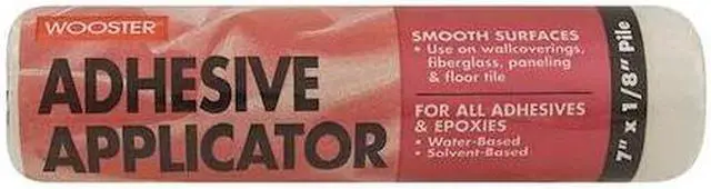 Alt view image 2 of 2 - WOOSTER R245-7 7" Adhesive Applicator, 1/8" Nap, Woven Fabric