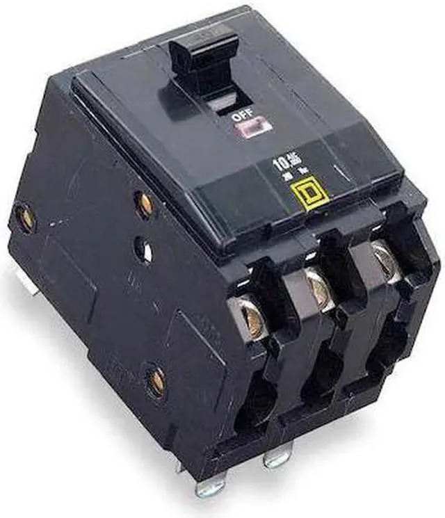 Alt view image 3 of 3 - SQUARE D QO310 Miniature Circuit Breaker, QO Series, 10A, 3 Pole, 120/240V AC,