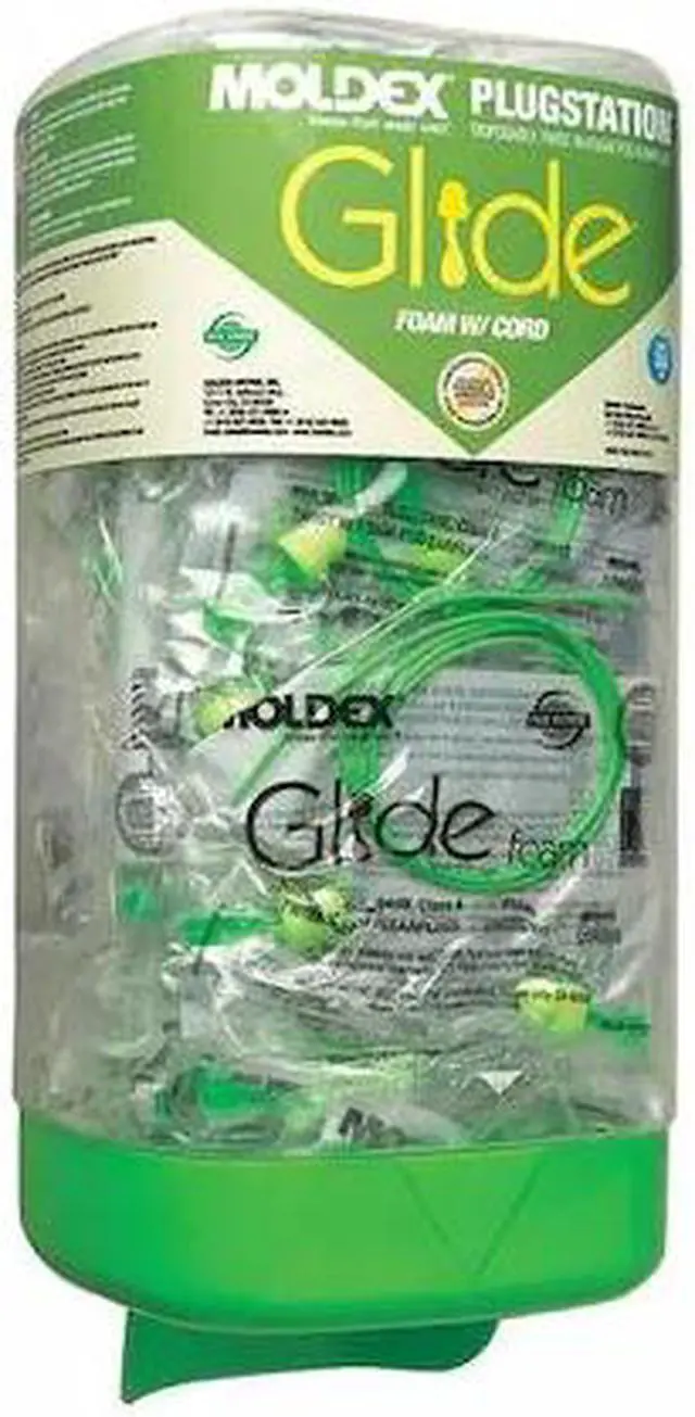 Alt view image 3 of 4 - Moldex - 6883 - Pod Ear Plug Dispensing System, 30 dB Noise Reduction Rating NRR, M, High-Visibility Green