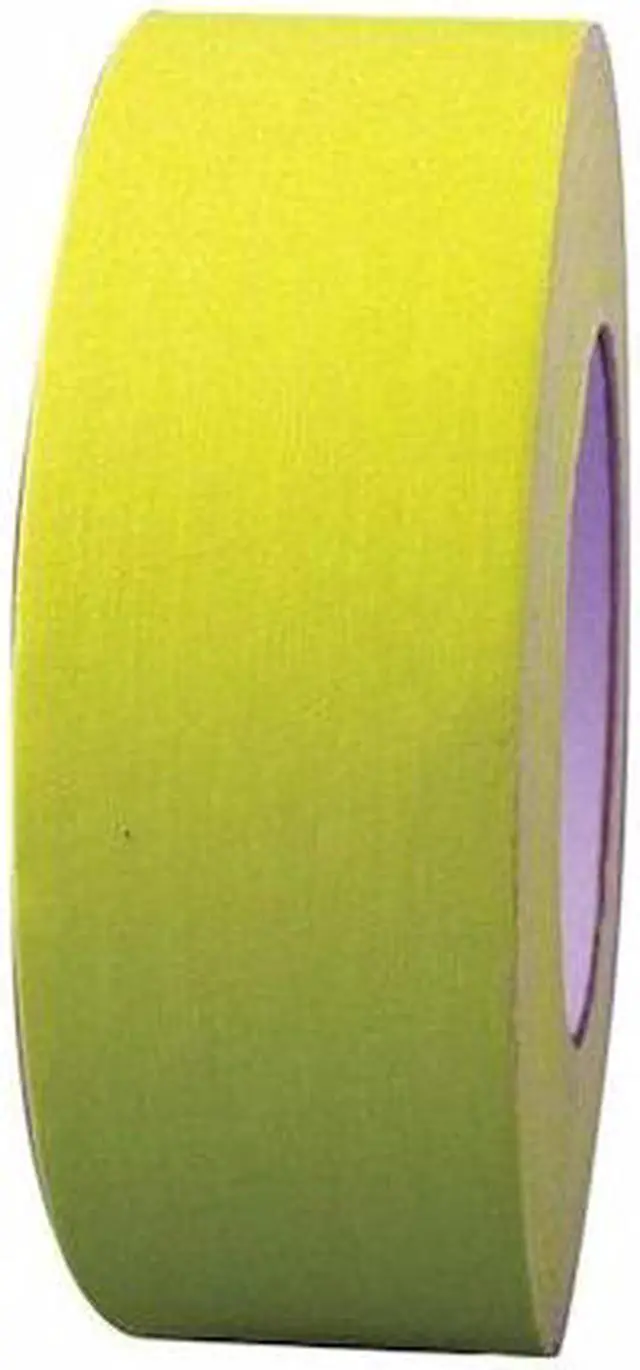 Alt view image 2 of 4 - Polyken 510 Rubber Premium Grade Gaffer's Tape, 45m Length x 48mm Width, Neon Yellow