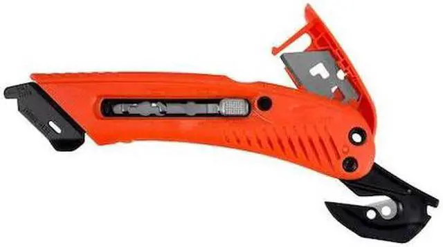 Alt view image 2 of 6 - PACIFIC HANDY CUTTER, INC S5L Safety Knife, 3 Fixed Blade Depths, Safety Point,