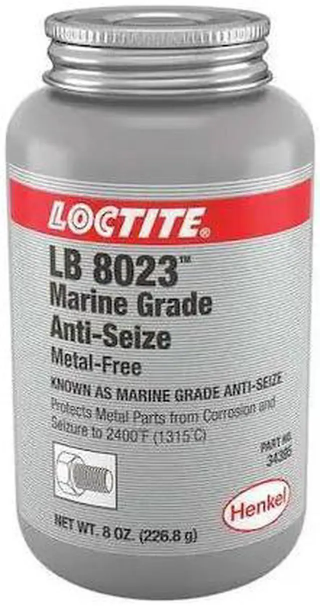 Alt view image 2 of 2 - Loctite Metal-Free Marine Grade Anti-Seize, -20°F to 2400°F, 8 oz., Black