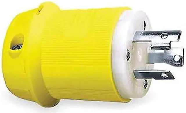 Alt view image 2 of 3 - HUBBELL WIRING DEVICE-KELLEMS HBL26CM21 Locking Plug, L6-30P, 30 A, 250V AC,