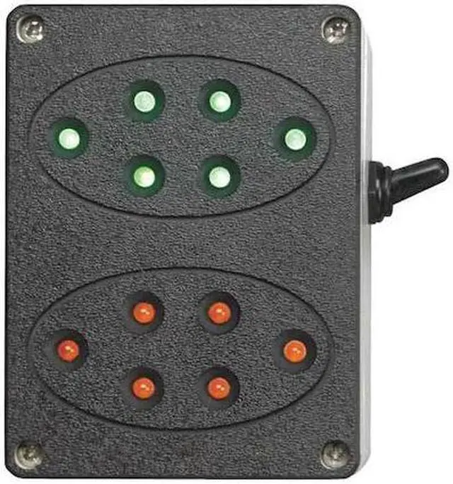 Main image of IRONGUARD 60-5412-U Interior Traffic Lights,Plastic,Black