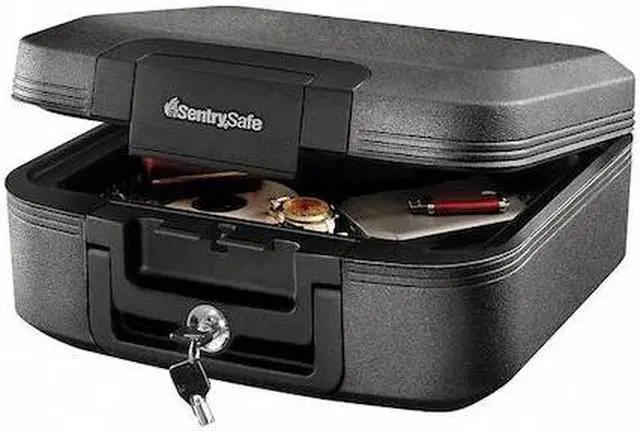 Alt view image 6 of 11 - SentrySafe - CFW20201 - 15-2/5 x 14 1/3 in x 6-3/5 Fire Safe, Gray; Holds Paper, Valuables, USB Drives, CD's, DVD's and