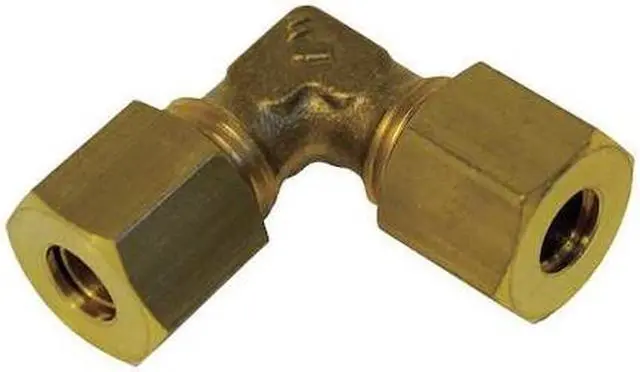 Alt view image 2 of 2 - LEGRIS 0102 04 00 4mm Compression Brass 90 Degree Elbow 10PK