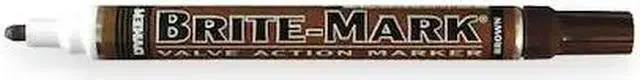 Main image of DYKEM 84010 Paint Marker, Medium Tip, Brown Color Family, Paint