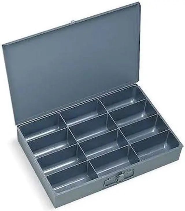 Alt view image 2 of 7 - DURHAM MFG 115-95-D568 Steel, 12 compartments, 12 1/2 in D x 3 1/8 in H x 18