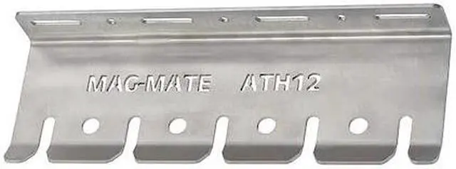 Alt view image 2 of 2 - MAG-MATE ATH12-025 Air Tool Holder Rack,12 in.Lx1/4 in.Slot