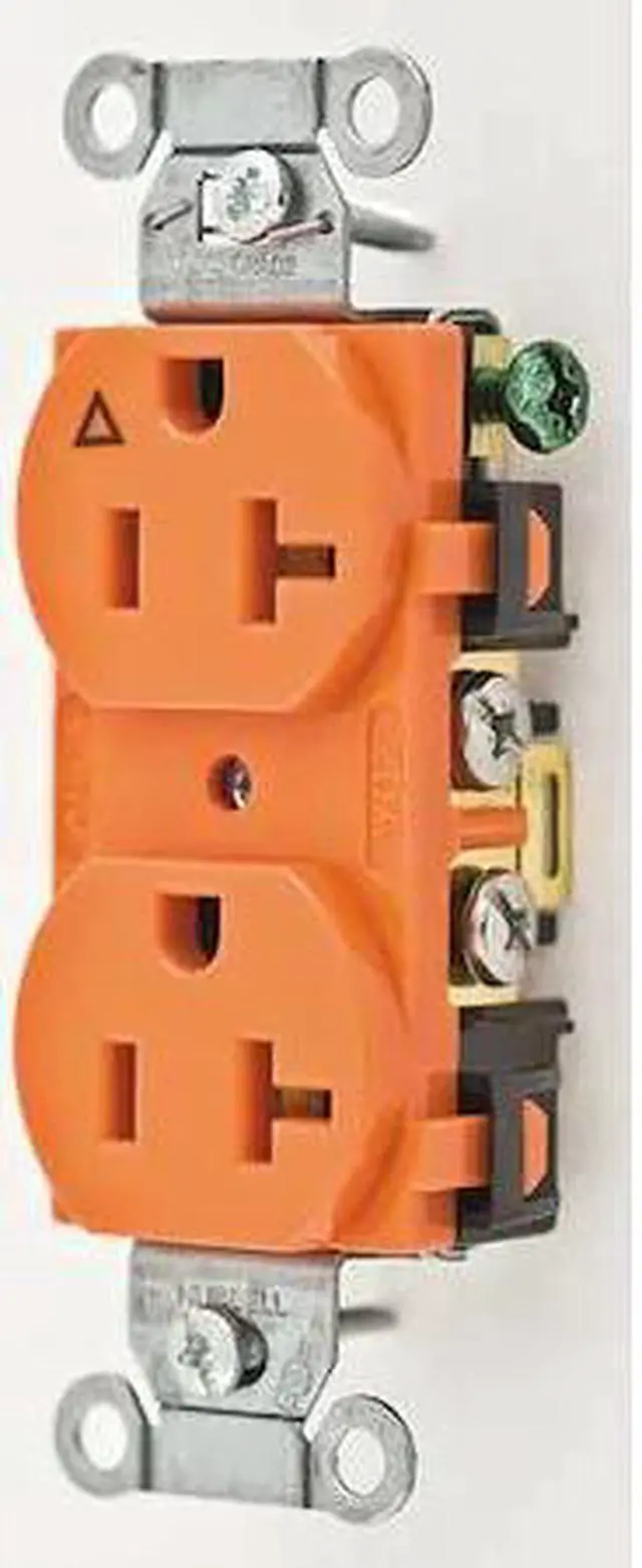Alt view image 2 of 2 - HUBBELL WIRING DEVICE-KELLEMS IG5352 20A Duplex Receptacle 125VAC 5-20R OR