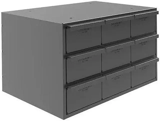 Main image of DURHAM MFG 004-95 Prime Cold Rolled Steel, Drawer Bin Cabinet, 12 1/4 in D x 11