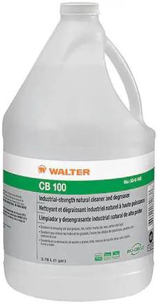 Alt view image 2 of 2 - WALTER SURFACE TECHNOLOGIES 53G165 CB 100 Cleaner/Degreaser, 1 gal Jug, Ready