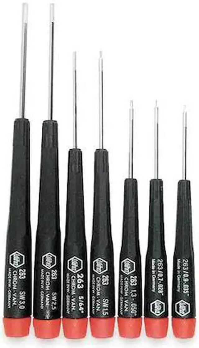 Alt view image 8 of 8 - Wiha Tools Precision Screwdriver Set, NmPcs7  26390