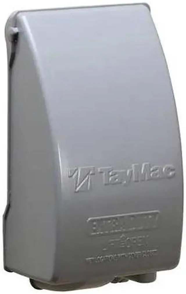 Alt view image 2 of 3 - TAYMAC MX5280S 1 -Gang Vertical While In Use Weatherproof Cover, 4" W x 7" H