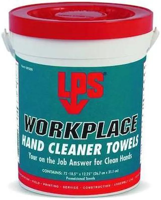 Alt view image 5 of 12 - LPS 09200 Hand Cleaning Towels, Bucket, Orange